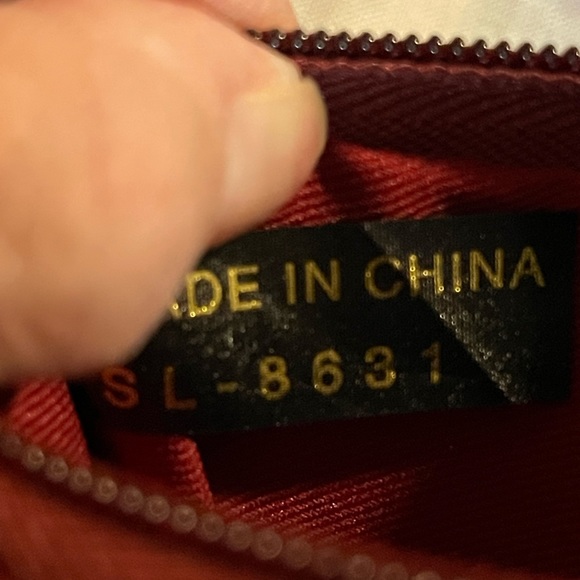 Fossil deep red wristlet with added charm EUC - Picture 10 of 10